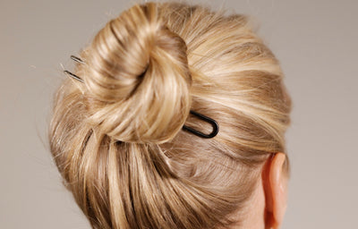 How to get the look - Hairpin Plain - Black Matte